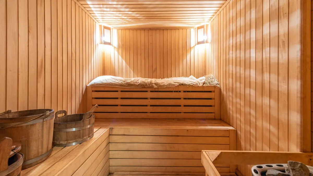 Saunaen hos Twin Spirit