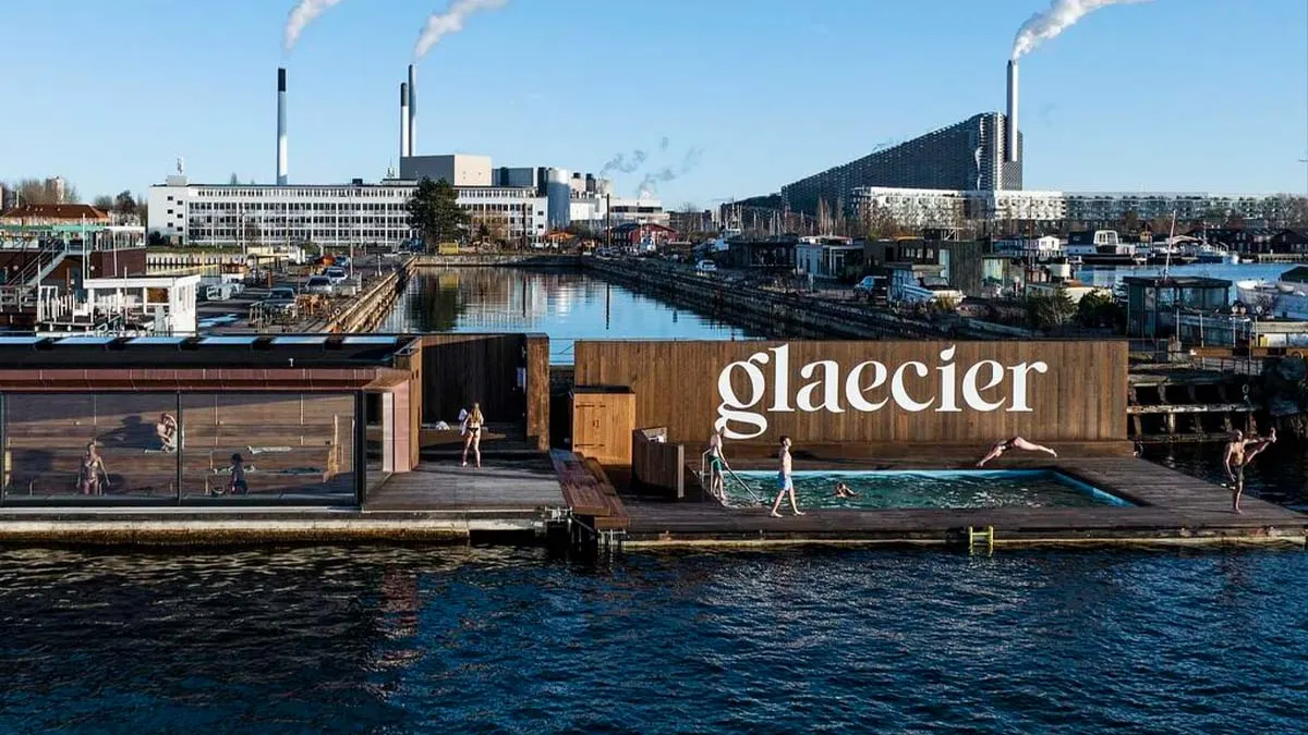 Saunaen hos Glaecier