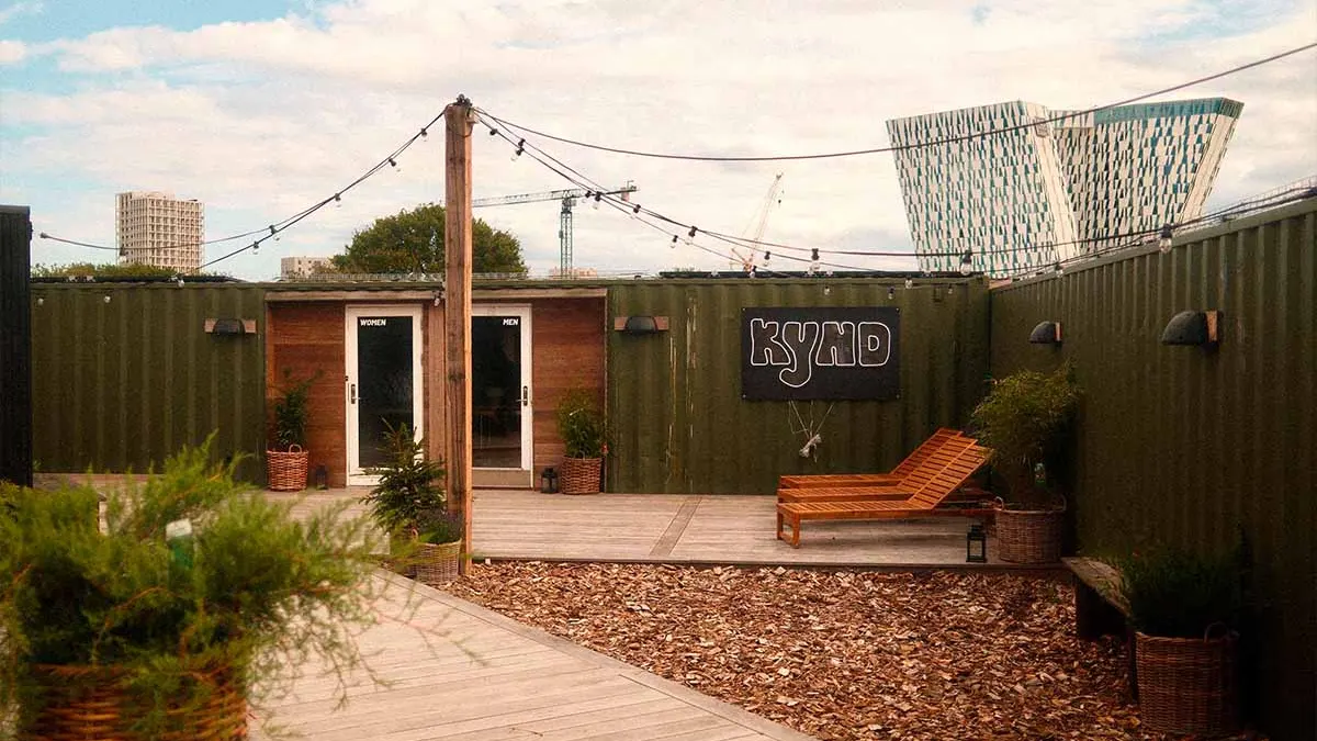 Saunaen hos KYND Ørestad