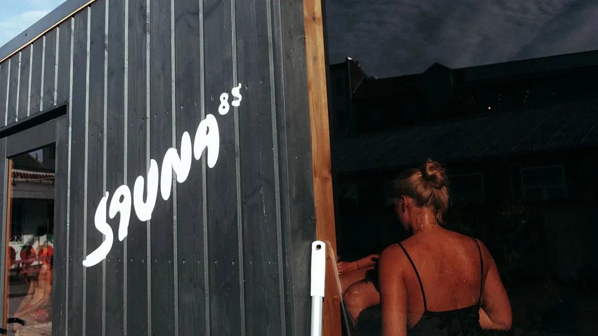 Saunaen hos Sauna 85 - Rentemestervej