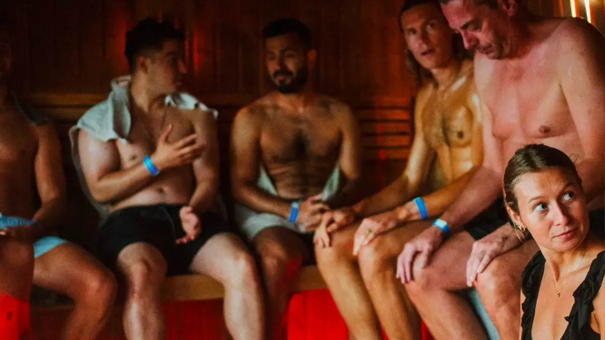 Saunaen hos Just Sauna