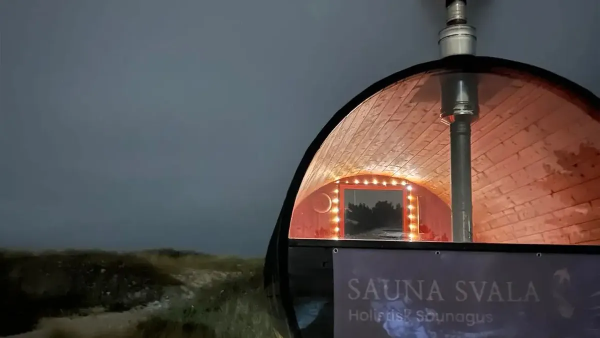 Saunaen hos Sauna Svala - Ishøj Strandpark