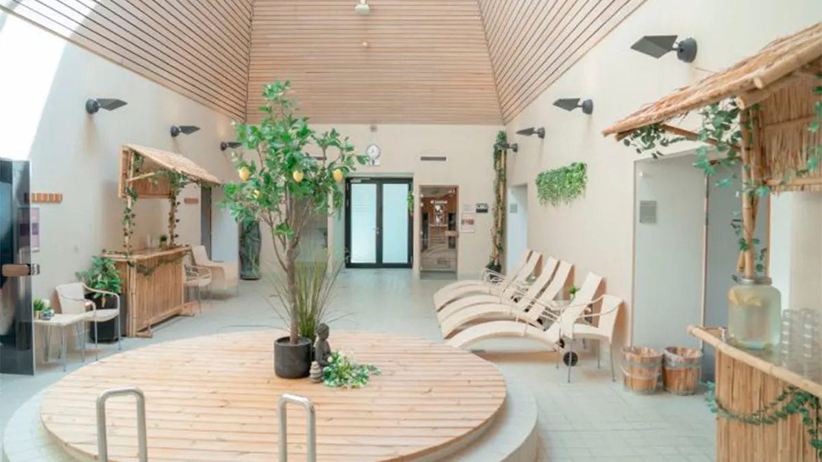 Saunaen hos Vestbad