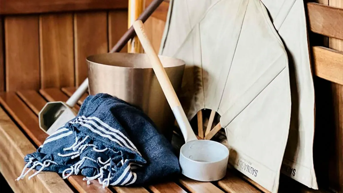 Saunaen hos Wellness Saunagus