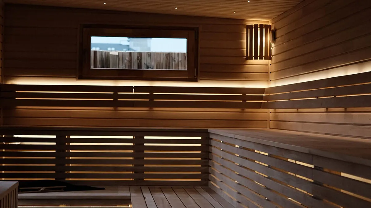 Saunaen hos Sauna Yard